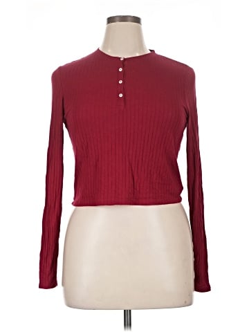 Victoria's Secret Long Sleeve Henley (view 1)