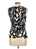 DKNY Silver Sleeveless Blouse Size L - photo 2
