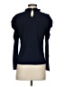 CeCe Blue Long Sleeve Top Size S - photo 2