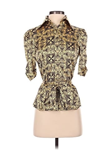 Bebe 3/4 Sleeve Silk Top (view 1)