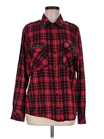 Sanctuary Long Sleeve Button-Down Shirt (view 1)