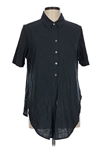 Theory Short Sleeve Button-Down Shirt (view 1)