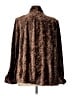 Connected Apparel 100% Polyester Brown Faux Fur Jacket Size 1X - photo 2