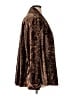 Connected Apparel 100% Polyester Brown Faux Fur Jacket Size 1X - photo 4
