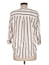 Torrid Stripes Ivory 3/4 Sleeve Blouse Size Med Plus (00) - photo 2