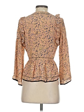 IRO 3/4 Sleeve Silk Top (view 2)