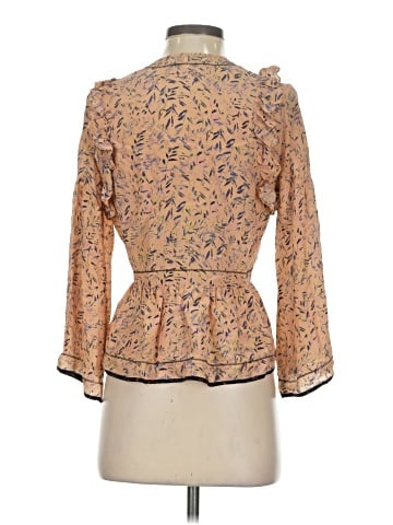 IRO 3/4 Sleeve Silk Top (view 2)