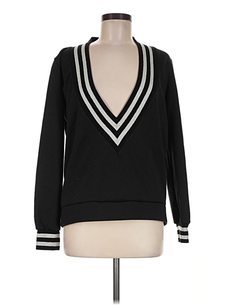 Pre-owned Aqua Pullover Sweater In Black