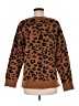 Knox Rose 100% Polyester Animal Print Brown Pullover Sweater Size M - photo 2