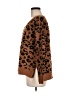 Knox Rose 100% Polyester Animal Print Brown Pullover Sweater Size M - photo 5