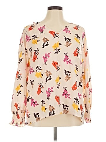 Ann Taylor Long Sleeve Blouse (view 1)