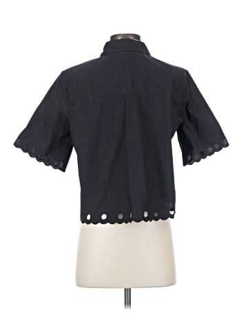 Closed Short Sleeve Blouse (view 2)