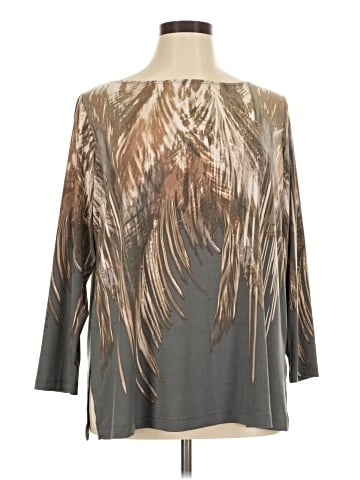 Susan Graver 3/4 Sleeve Blouse (view 1)