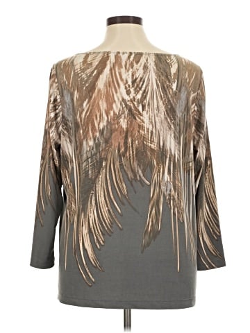 Susan Graver 3/4 Sleeve Blouse (view 2)