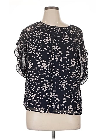 Madewell Memento Ruffle-Sleeve Top in Drifting Petals (view 1)