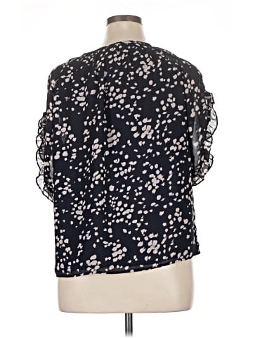 Madewell Memento Ruffle-Sleeve Top in Drifting Petals (view 2)