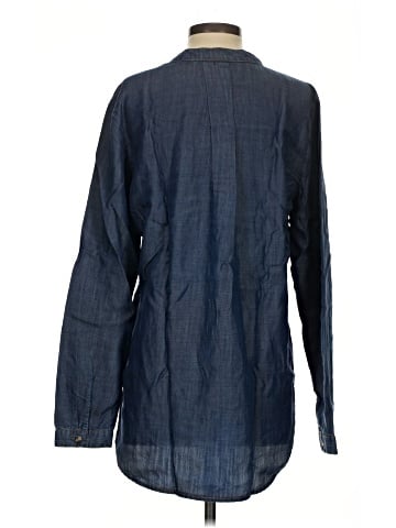 Joan Vass Long Sleeve Blouse (view 2)
