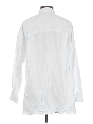 Madewell Signature Poplin Oversized Shirt (view 2)