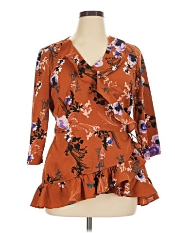 JunaRose 3/4 Sleeve Blouse (view 1)
