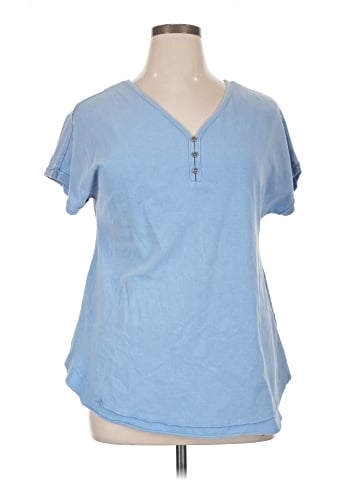 JW (JW Style) Short Sleeve Henley (view 1)