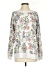Caslon Floral White Pullover Sweater Size S - photo 1