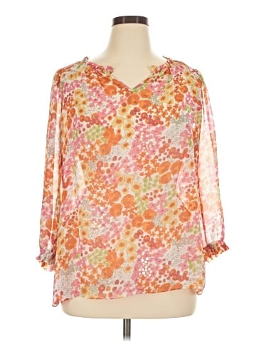 Charter Club 3/4 Sleeve Blouse (view 1)