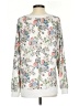Caslon Floral White Pullover Sweater Size S - photo 2
