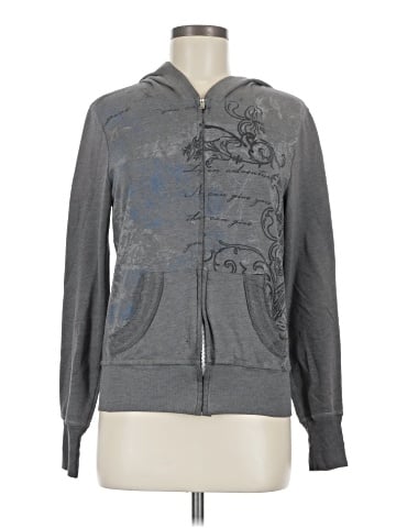 Eyelash Couture Zip Up Hoodie (view 1)