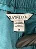 Athleta 100% Linen Solid Teal Shorts Size 14 - photo 3