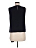 Talbots 100% Polyester Black Sleeveless Blouse Size 6 - photo 2