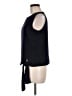 Talbots 100% Polyester Black Sleeveless Blouse Size 6 - photo 5