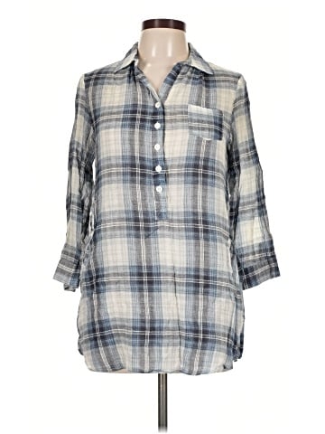 Piko 3/4 Sleeve Button-Down Shirt (view 1)