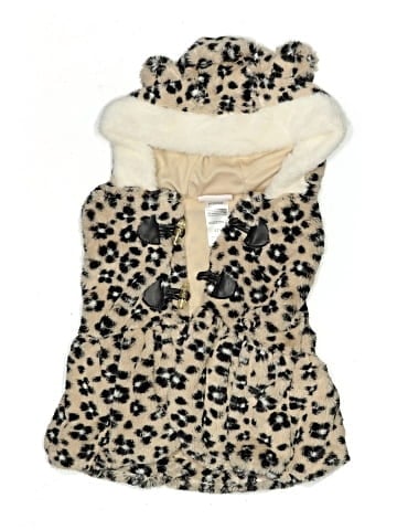 Little Lass Faux Fur Vest (view 1)