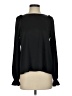 CeCe 100% Polyester Black Long Sleeve T-Shirt Size S - photo 1