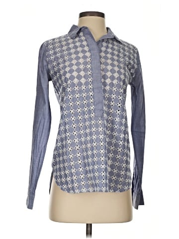 Ann Taylor LOFT Long Sleeve Blouse (view 1)