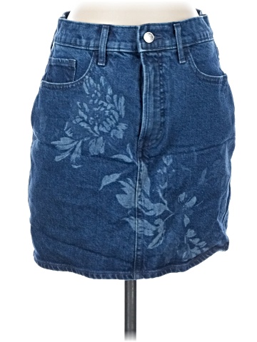 Express Denim Skirt (view 1)