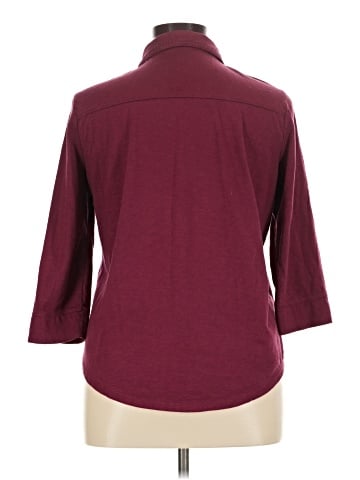 Eddie Bauer 3/4 Sleeve Button-Down Shirt (view 2)