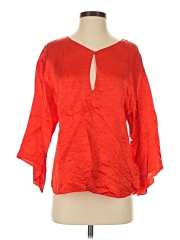 Equipment 3/4 Sleeve Blouse (view 1)