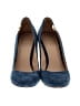 Tory Burch 100% Leather Blue Heels Size 8 1/2 - photo 2