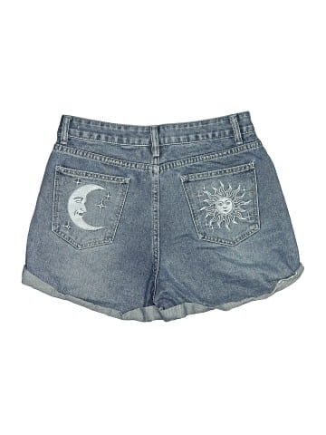 Romwe Denim Shorts (view 2)