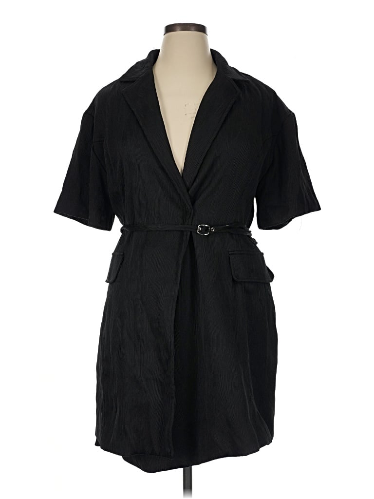4si3nna Trenchcoat In Black