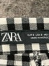 Zara Checkered-gingham Black Casual Pants Size S - photo 4