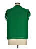 CeCe 100% Polyester Green Short Sleeve Blouse Size XL - photo 2