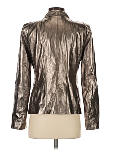 Lafayette 148 New York Leather Jacket (view 2)