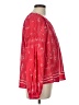 DR2 100% Cotton Red Long Sleeve Blouse Size L - photo 4