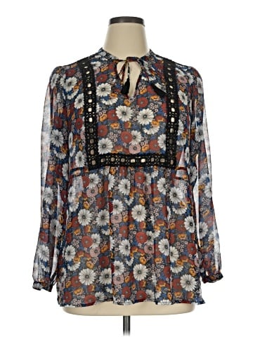 LC Lauren Conrad Long Sleeve Blouse (view 1)
