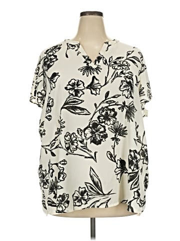Maurices Short Sleeve Blouse (view 1)