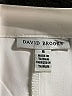 David Brooks 100% Polyester Solid Ivory Skort Size 8 - photo 3