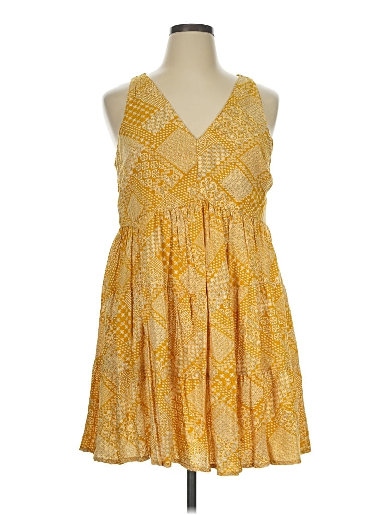 Pre-owned Sincerely Jules Cocktail Dress In Yellow