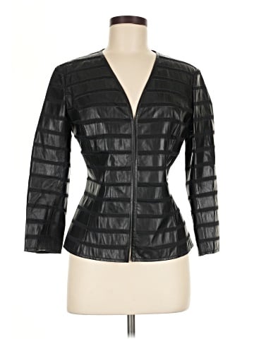 Lafayette 148 New York Leather Jacket (view 1)